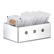 Porta Sachê 9,5cm Por 5,5cm Por 4cm De Aço Inox Mimo Style